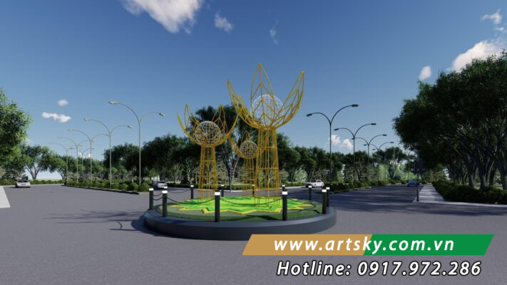 Thiết kế thi công bùng binh, vòng xuyến Hà Nội: Đội ngũ chuyên nghiệp – Máy móc hiện đại