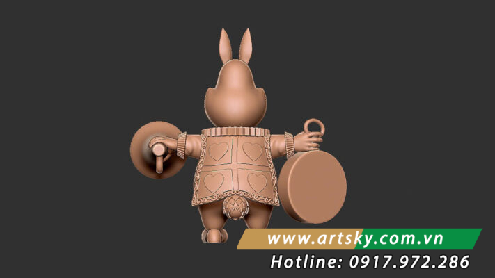 Ý tưởng tạo hình Thỏ Béo từ những nét vẽ đầu tiên – tinh nghịch và gần gũi