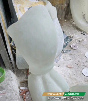 Cận cảnh bộ phận tạo hình Mô hình Thỏa thuận đang hoàn thiện