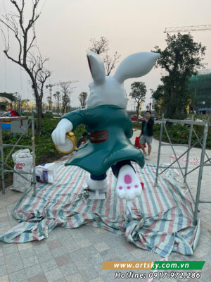 Thỏ Nhanh đã hoàn thiện – dáng vẻ sinh động từ chất liệu composite Thỏ Nhanh đã hoàn thiện – dáng vẻ sinh động từ chất liệu composite