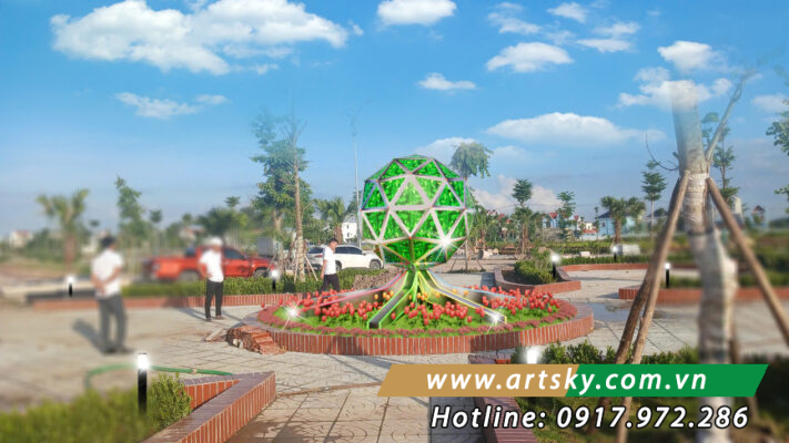 DỰ ÁN TRANG TRÍ ARTWORK CÔNG VIÊN KHU DÂN CƯ PHƯỜNG BẮC GIANG TỈNH BẮC NINH