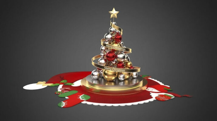 Sản xuất và thi công mô hình cây thông Noel composite tại Tuyên Quang ArtSky
